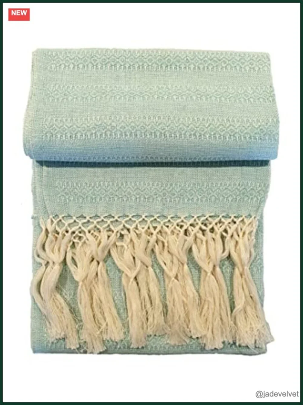 Handmade Mexican Cotton Rebozo Shawl - Large Wrap